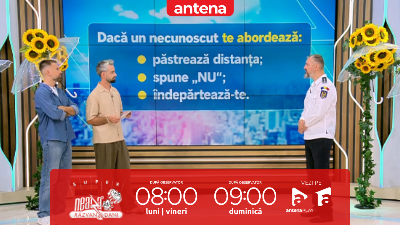 Super Neatza. Cum &icirc;i &icirc;nvățăm pe copii să nu interacționeze cu persoanele necunoscute