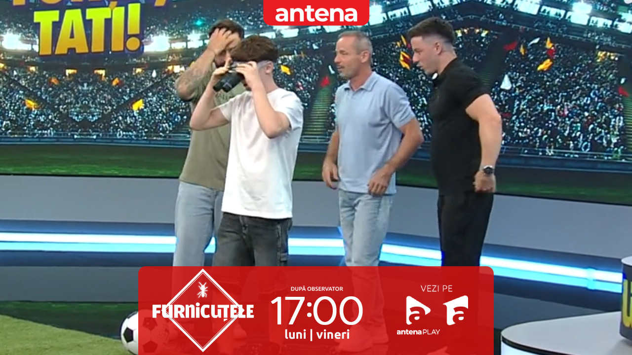 Furnicuțele 2026. Cine este golgheterul familiei? Marius Urzică și fiul său, Alexandru, duel pe terenul de fotbal