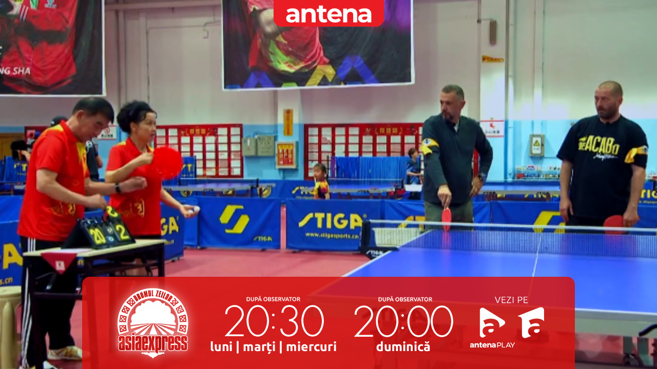 Asia Express 2026. Vedetele s-au confruntat la ping pong cu veteranii: Hai să-l luăm pe cel mai v&acirc;rstnic!