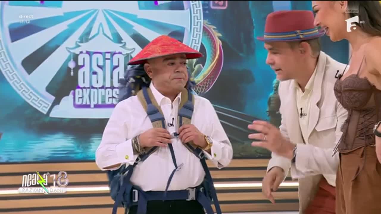 Super Neatza. Jocul cu premii Viză de Asia! C&acirc;te fișicuri cu bani a prins Adi Minune și Vlăduța Lupău