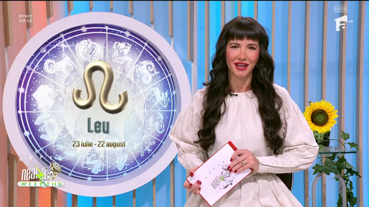 Neatza de Weekend. Horoscopul zilei cu Claudia Băcuță: Racii ar putea avea o schimbare de poziție la locul de muncă