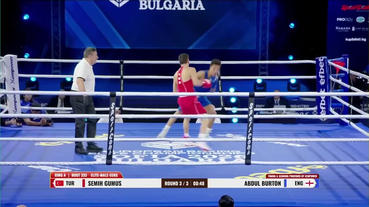 Campionatele Europene de Box de la Sofia 2026: Semih Gumus vs. Abdul Burton