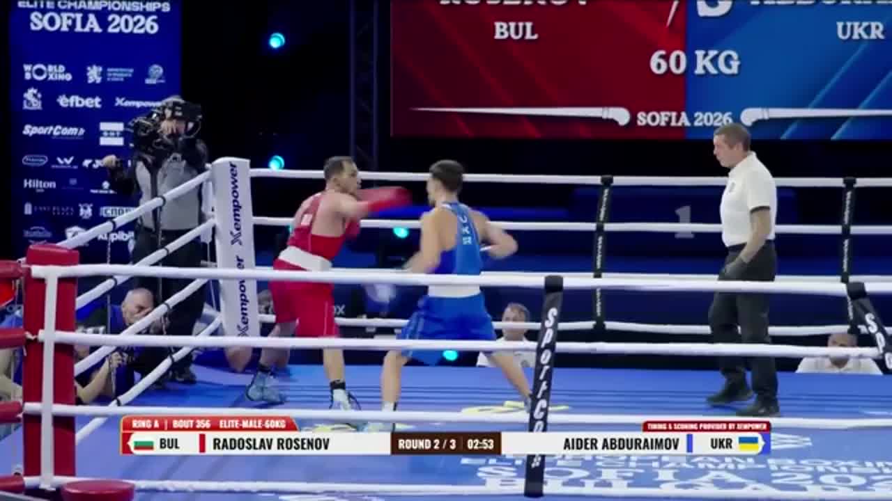 Campionatele Europene de Box de la Sofia 2026: Radoslav Rosenov vs. Aider Abduraimov