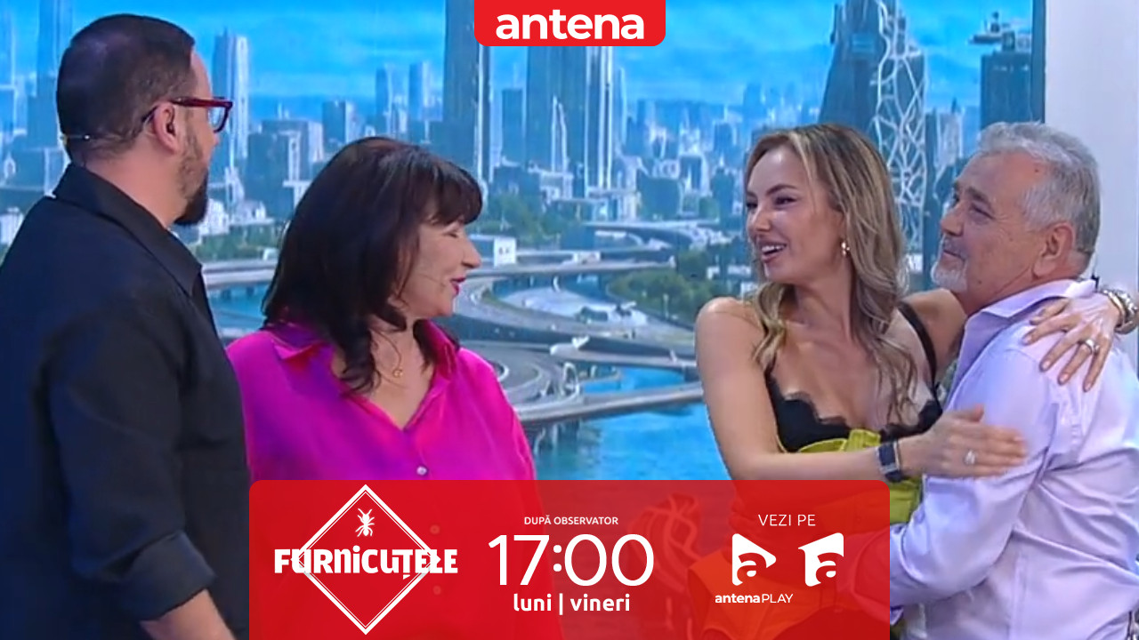 Furnicuțele 2026. Roxana Ionescu, luată prin surprindere &icirc;n platou de părinții ei