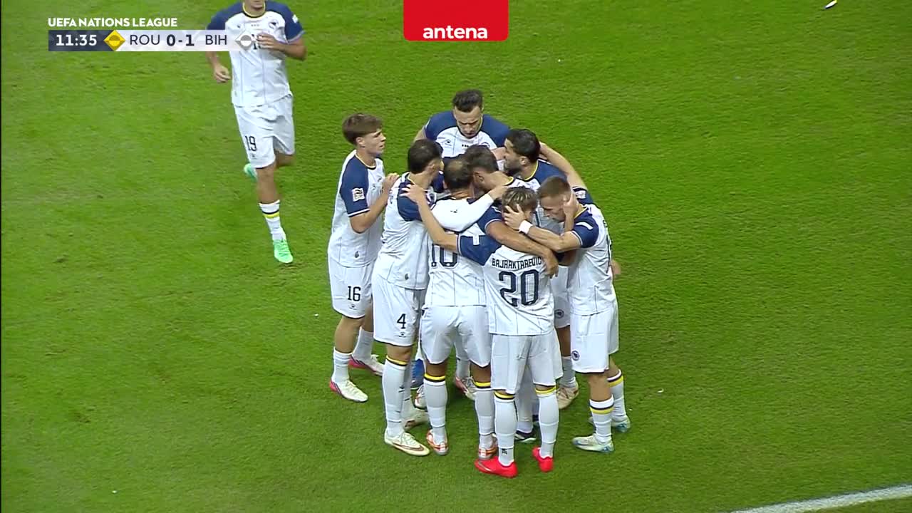 România - Bosnia 0-1! Gigovic a marcat cu o lovitură de cap