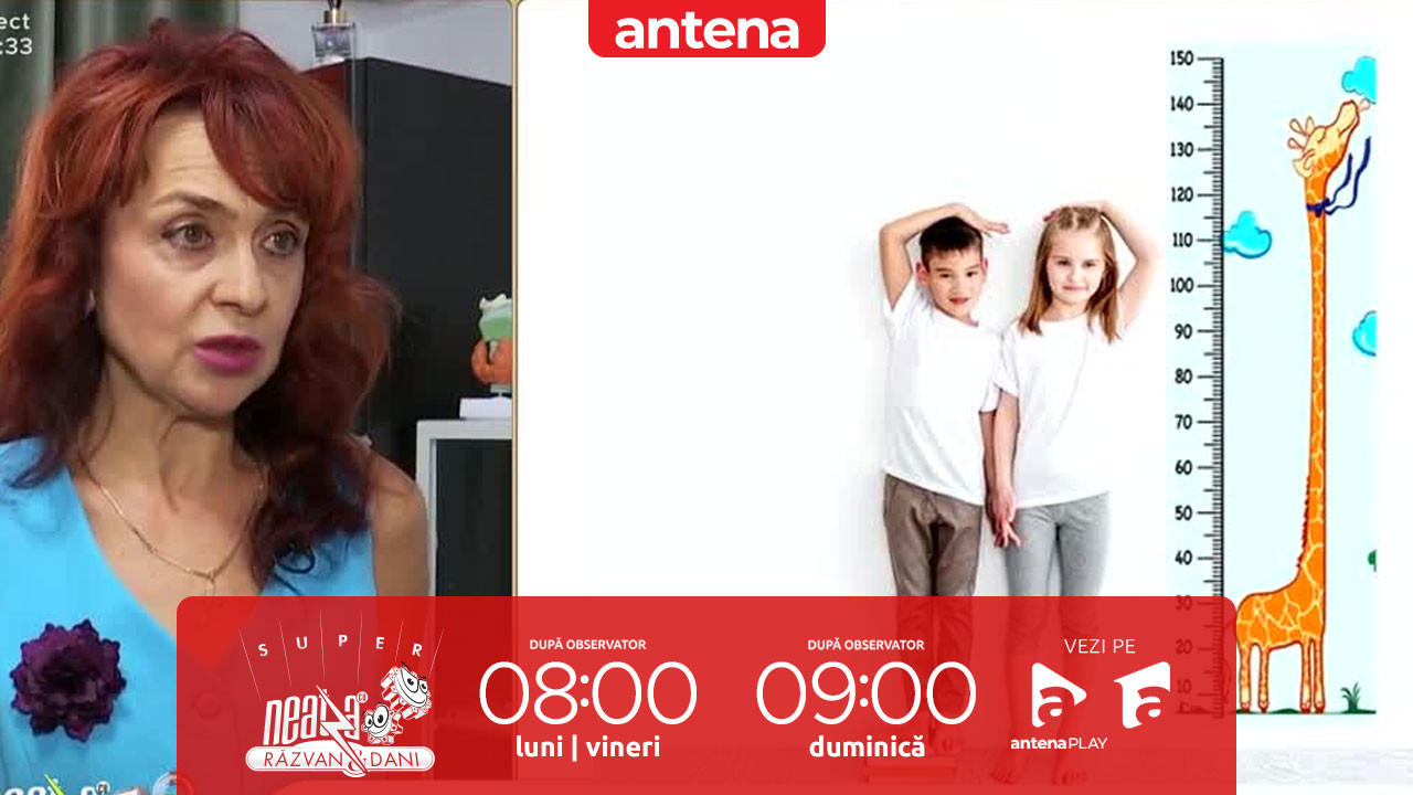 Super Neatza. Cum &icirc;l putem ajuta pe cel mic să crească &icirc;n &icirc;nălțime