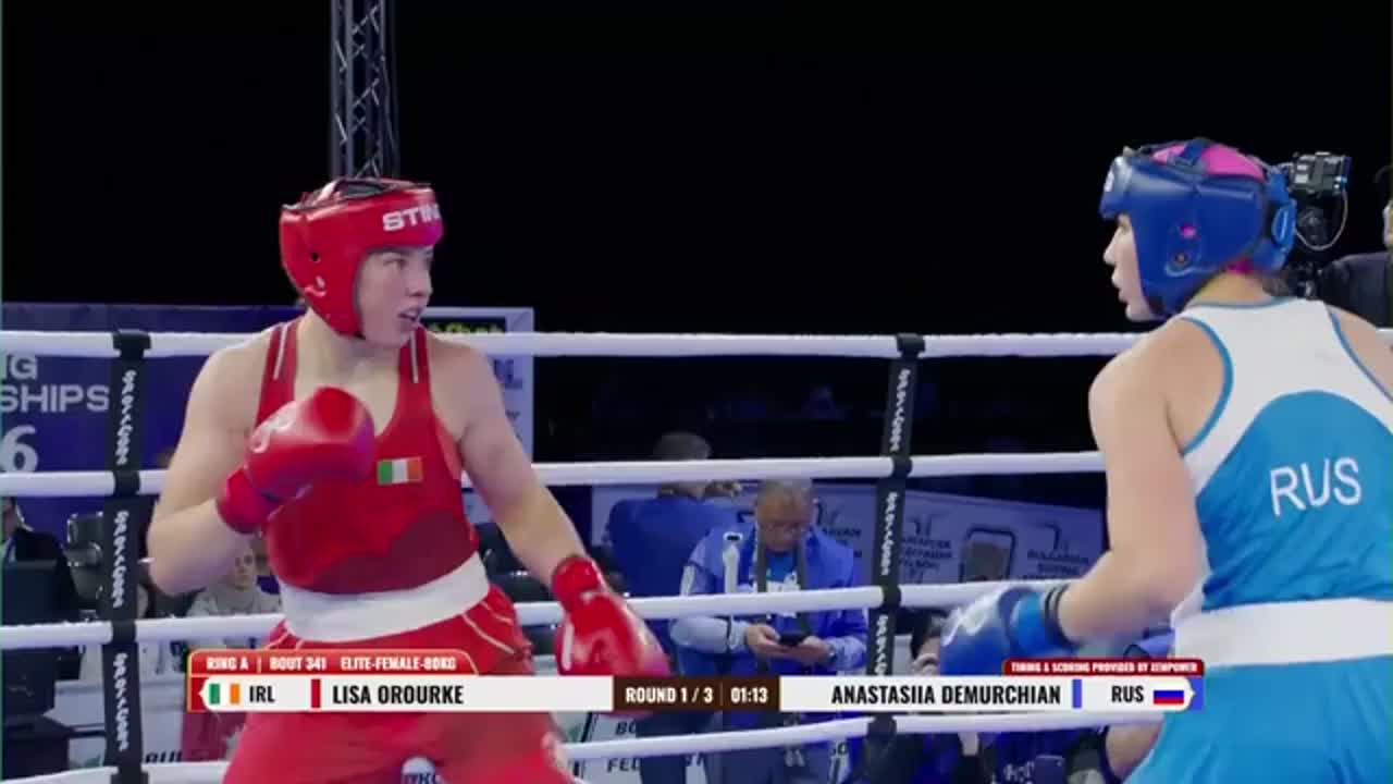 Campionatele Europene de Box de la Sofia 2026: Lisa Orouurke vs. Anastasia Demurchian