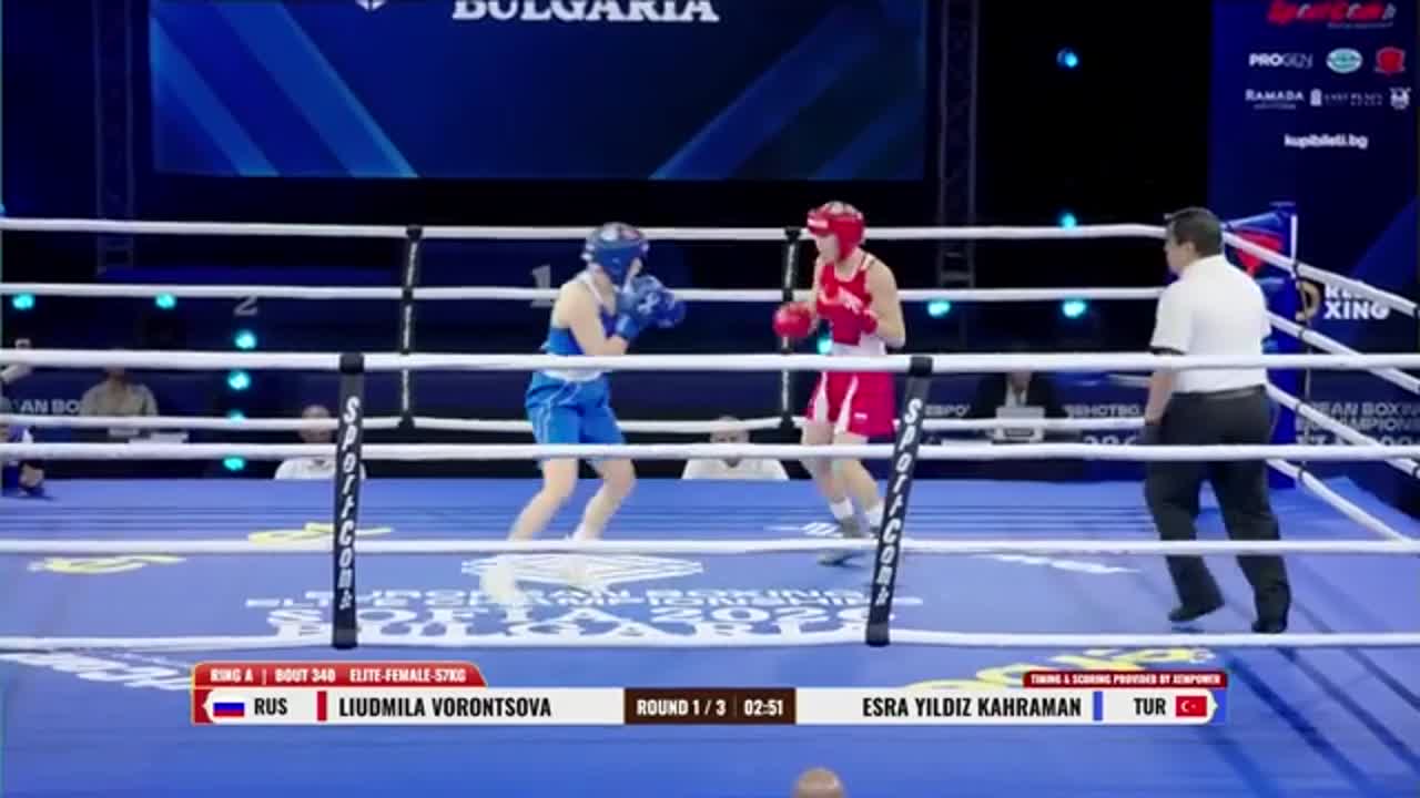 Campionatele Europene de Box de la Sofia 2026: Liudmila Vorontsova vs. Esra Yildiz Kahraman