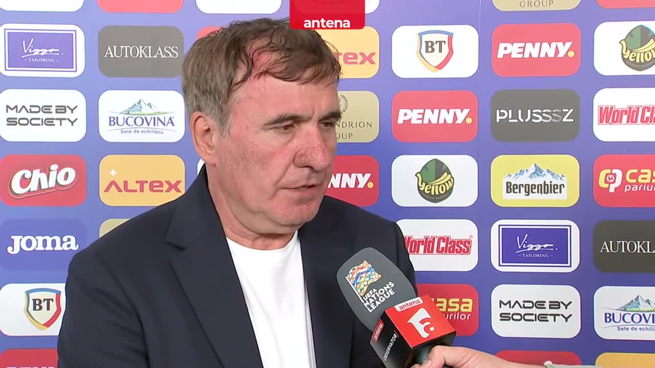 Gică Hagi, &icirc;nainte de partida cu Bosnia