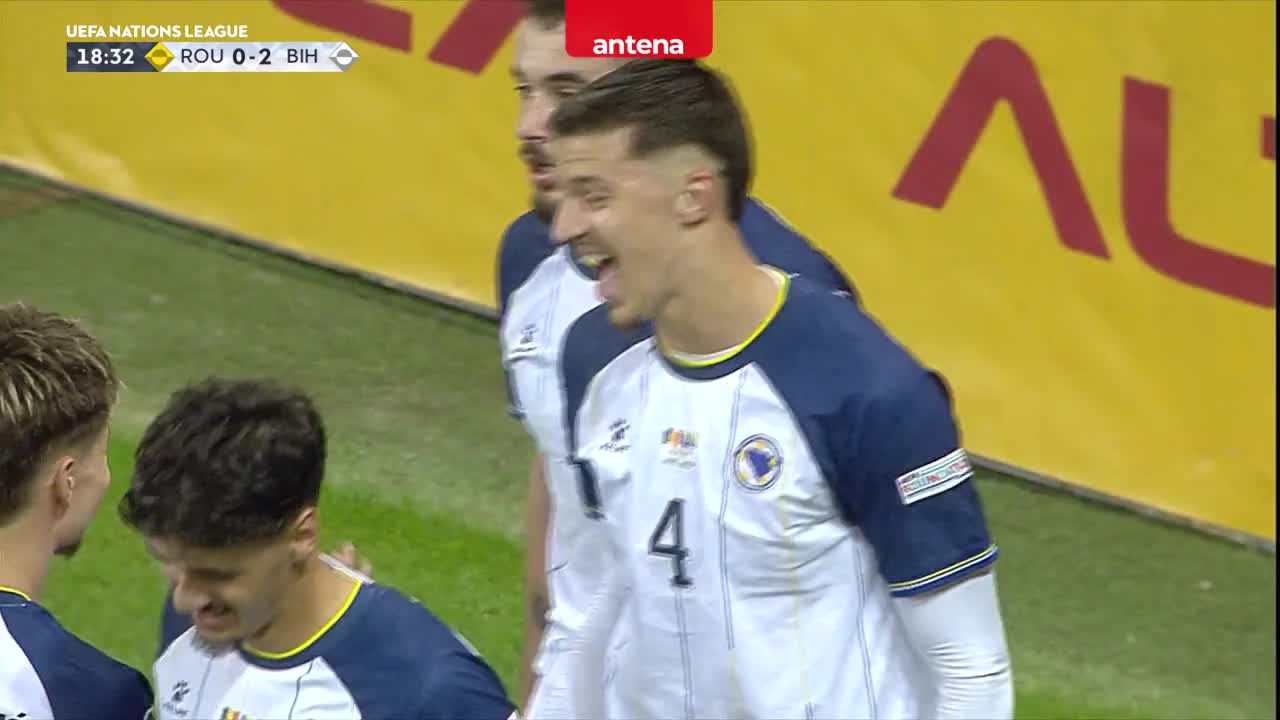 Bosnia &icirc;nscrie golul doi cu Rom&acirc;nia