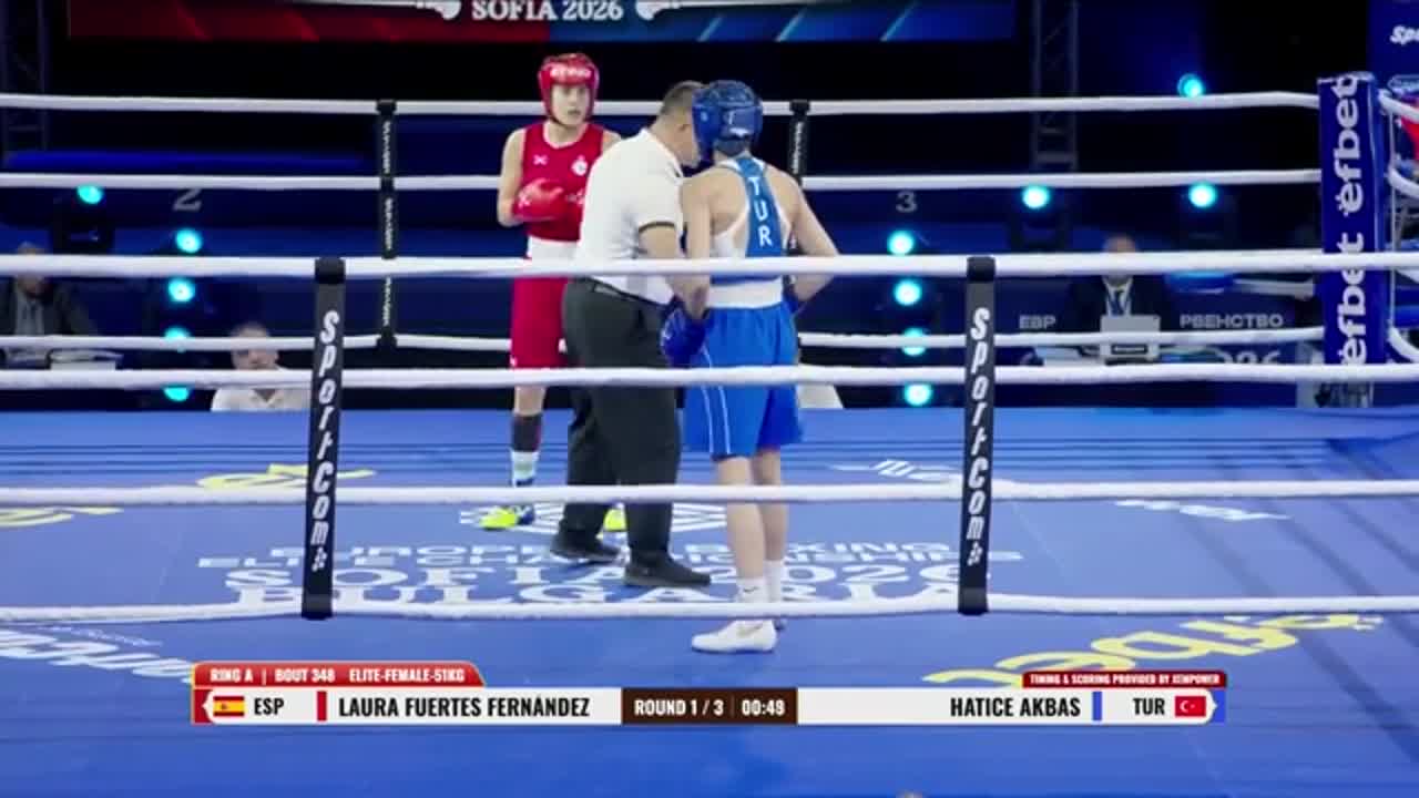 Campionatele Europene de Box de la Sofia 2026: Laura Fuertes Fernandez vs. Hatice Akbas