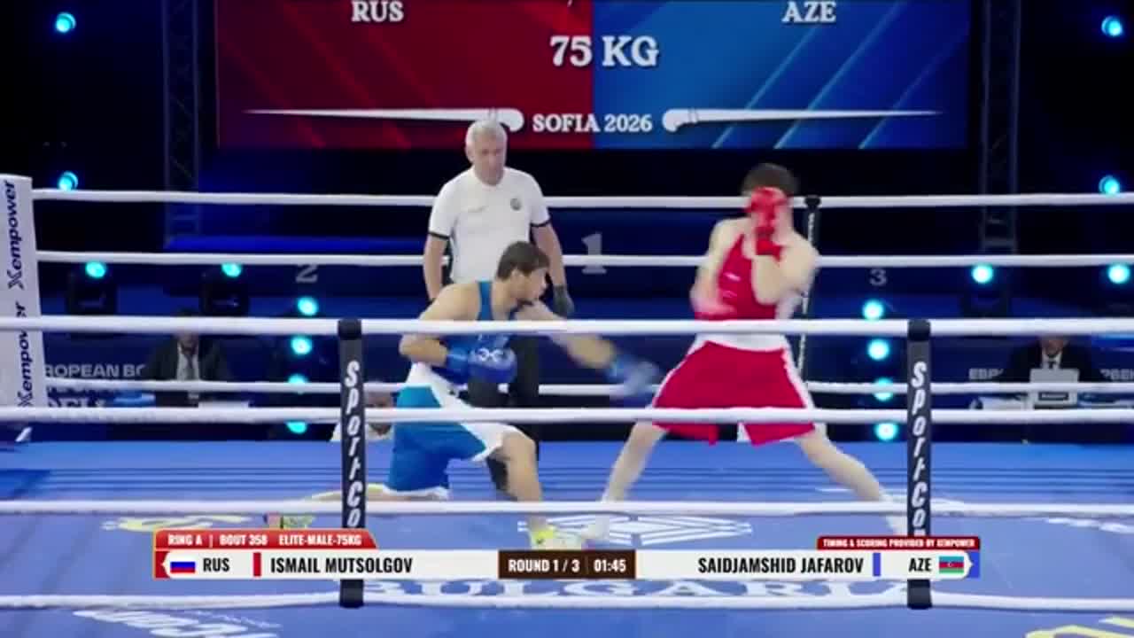 Campionatele Europene de Box de la Sofia 2026: Ismail Mutsolgov vs. Saidjamshid Jafarov