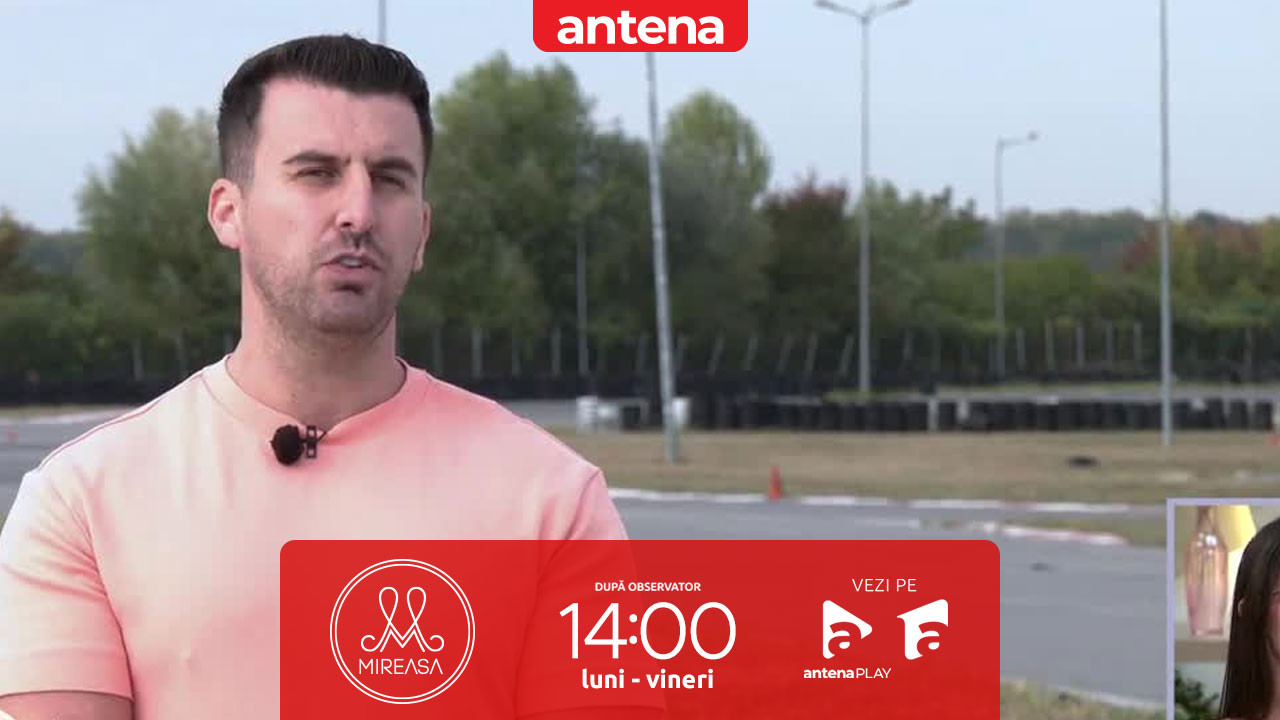 Mireasa, sezonul 14. Andrei Beleuț și Andreea au avut parte de un date plin de adrenalină pe un circuit de curse