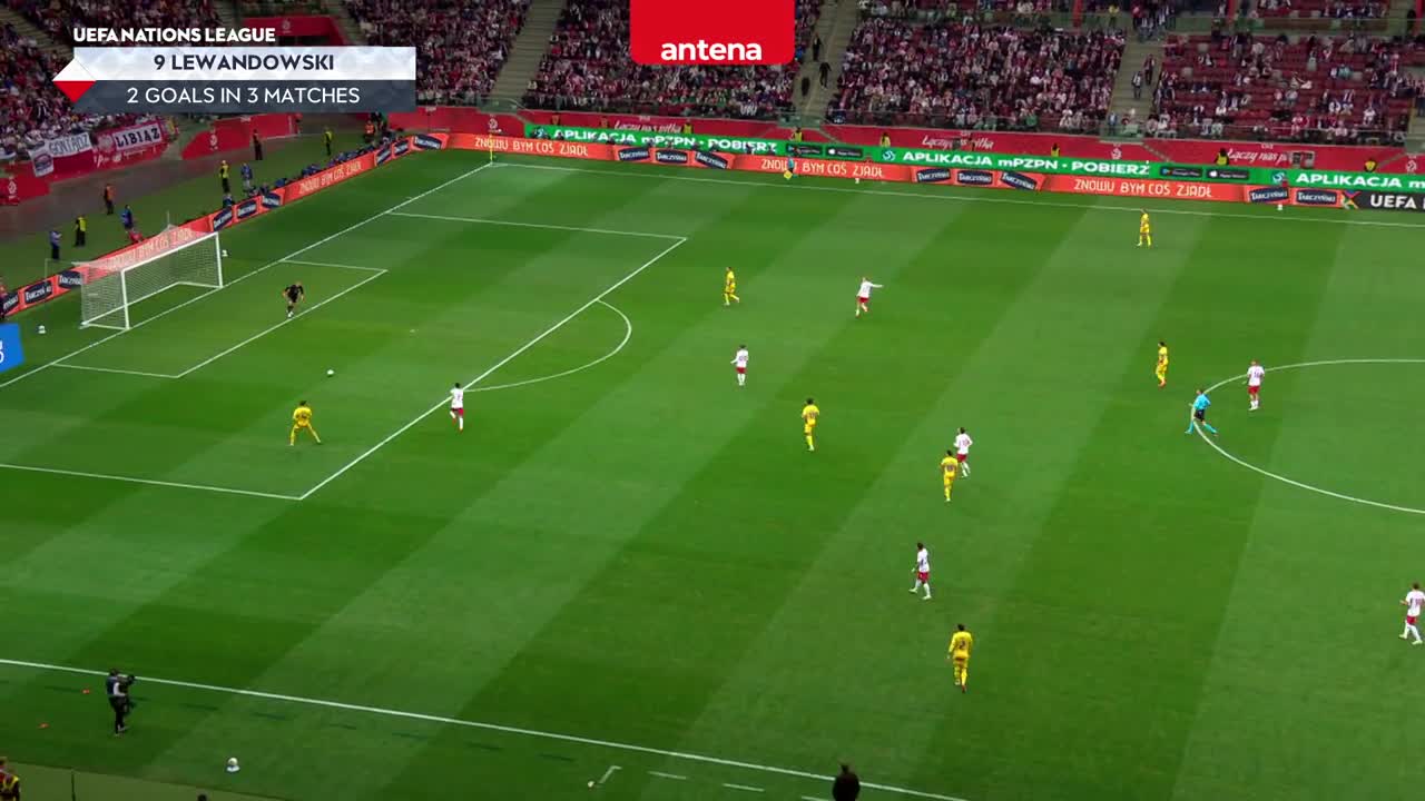 Gol Polonia 2 - 0 Rom&acirc;nia