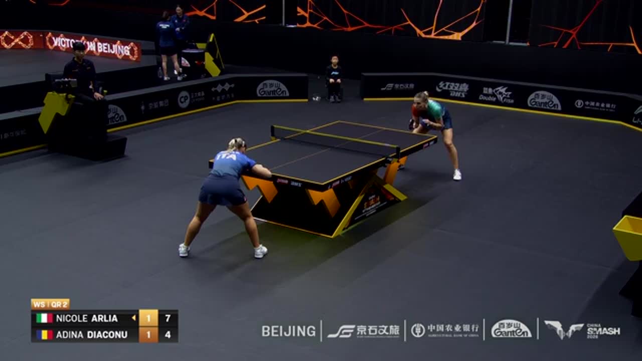 Tenis de masă | WTT China Smash 2026: Nicole Arlia vs. Adina Diaconu