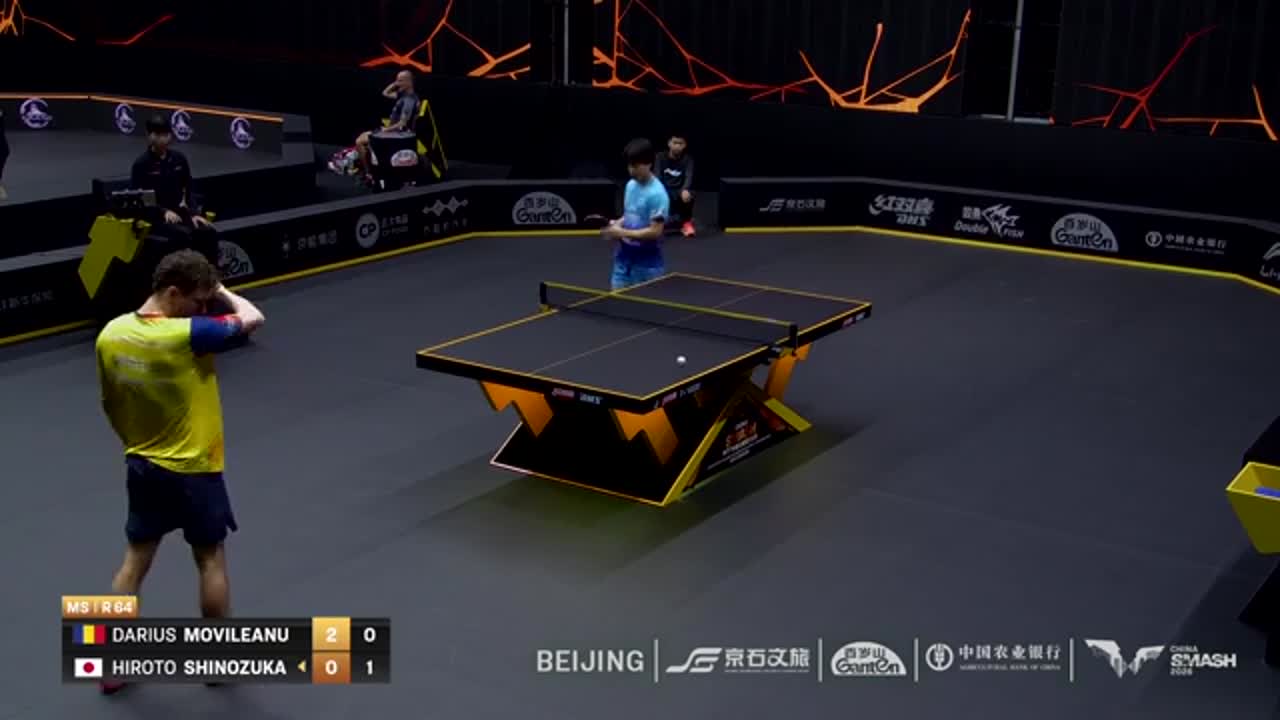 Tenis de masă | WTT China Smash 2026: Darius Movileanu vs. Horoto Shinozuka