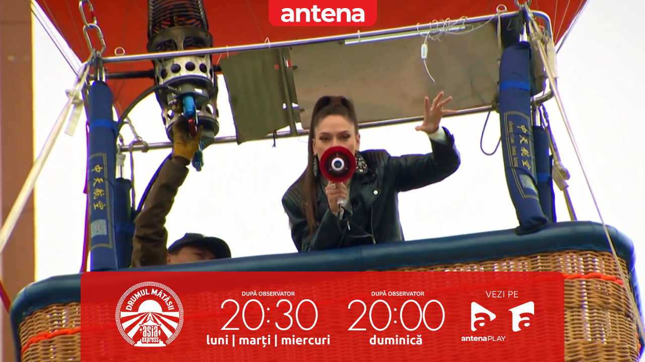 Asia Express 2026. Irina Fodor, apariție spectaculoasă la Asia Express! A cobor&acirc;t dintr-un balon cu aer cald