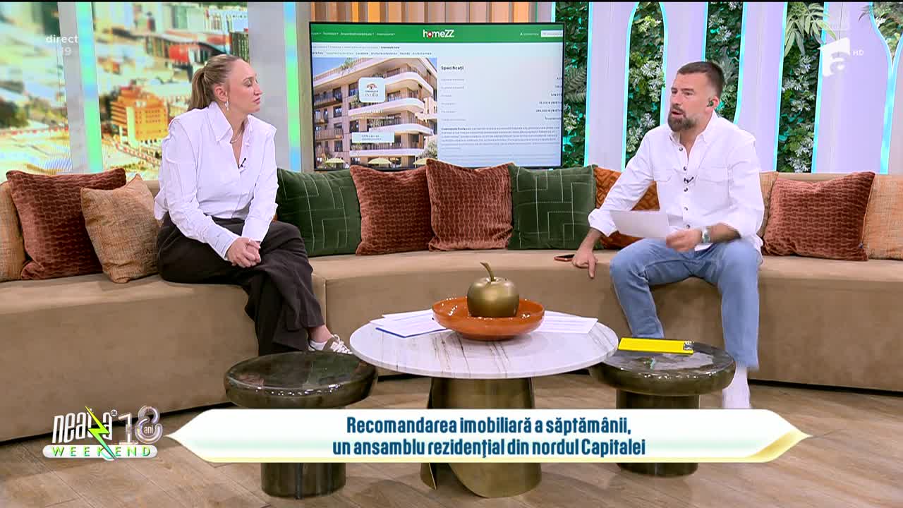 Neatza de Weekend. Homezz.ro: Recomandarea imobiliară a săptăm&acirc;nii