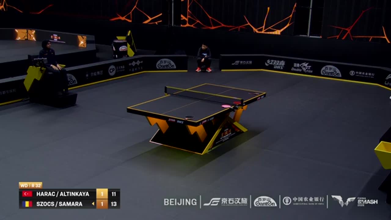 Tenis de masă | WTT China Smash 2026: Szocs/Samara vs. Harac/Altinkaya