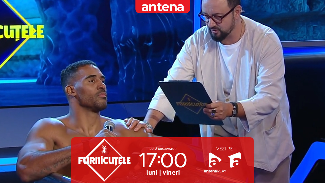 Furnicuțele 2026. Benny Adegbuyi, test de cultură generală &icirc;ntr-o cadă plină cu gheață