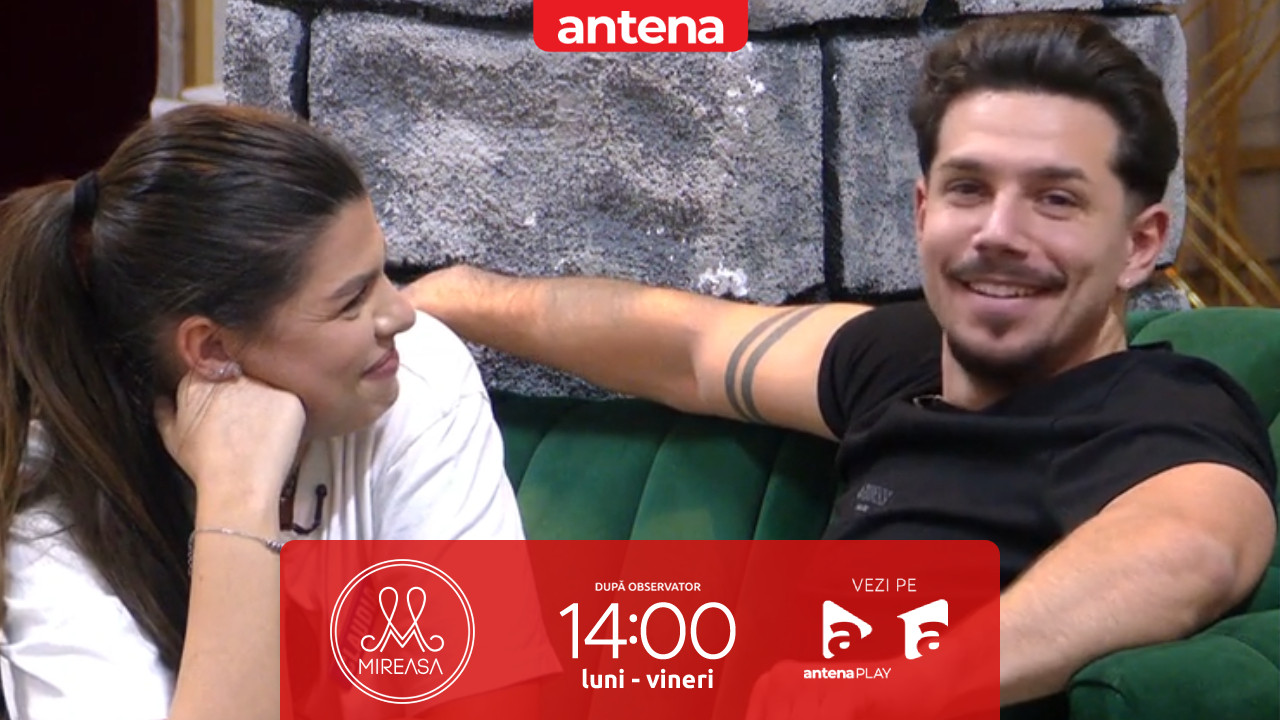 Mireasa, sezonul 14. Claudia și Valentin, primul sărut! Cei doi au devenit un cuplu