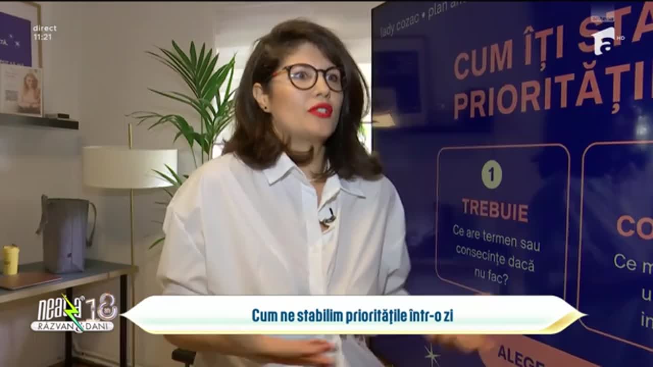 Super Neatza. Ce este cu adevărat urgent? Cum ne stabilim prioritățile &icirc;ntr-o zi