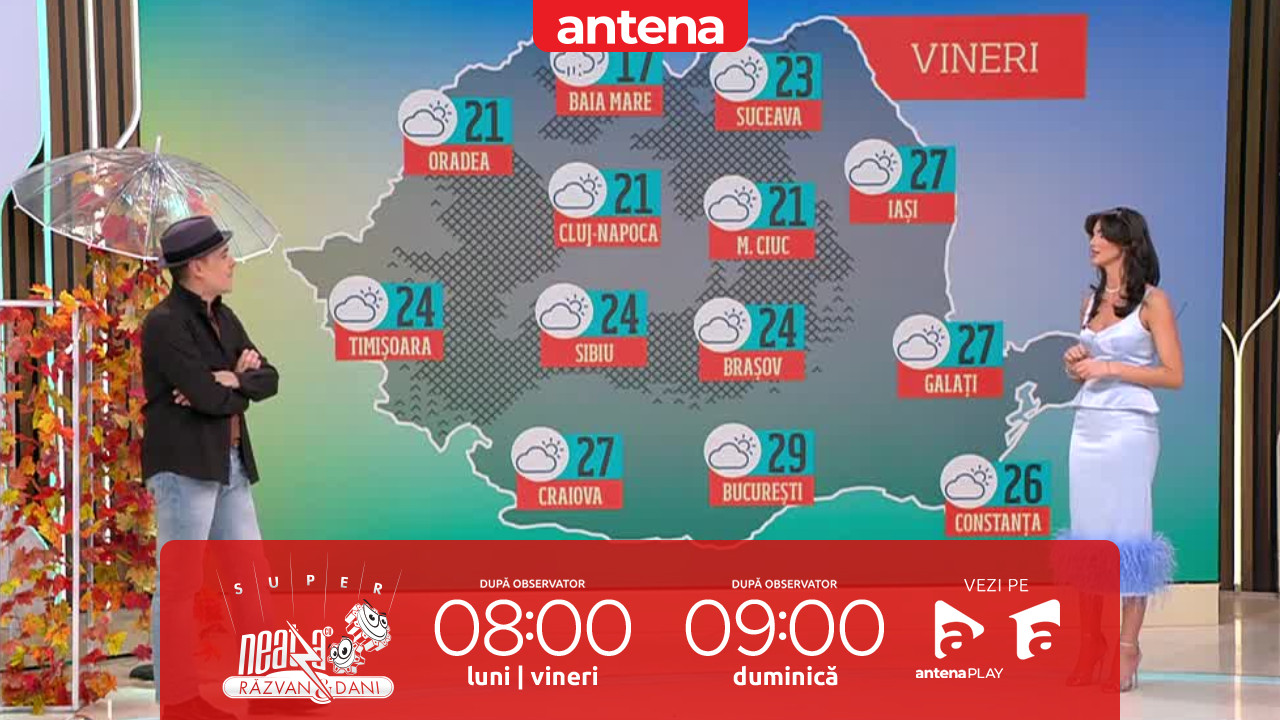 Super Neatza. Prognoza meteo cu Ramona Olaru: Vreme de vară &icirc;n Rom&acirc;nia cu maxime de 30 de grade!
