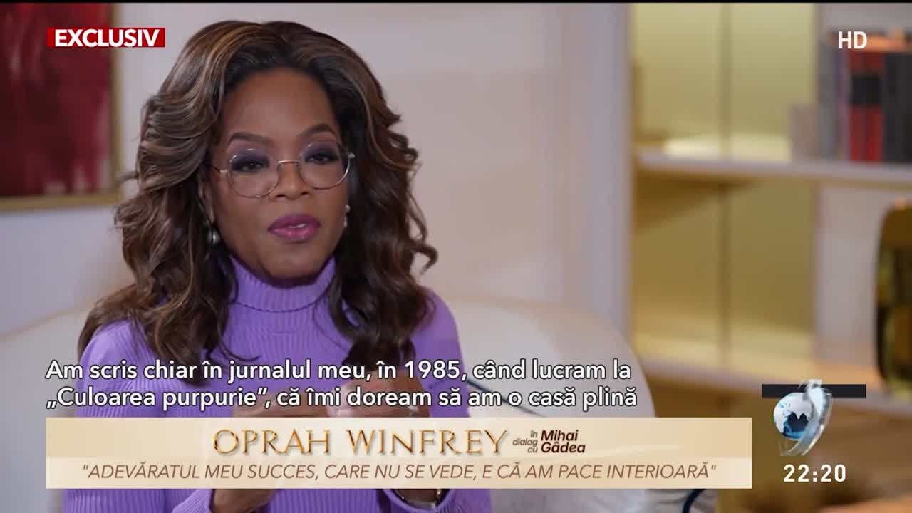 Interviu eveniment cu Oprah Winfrey