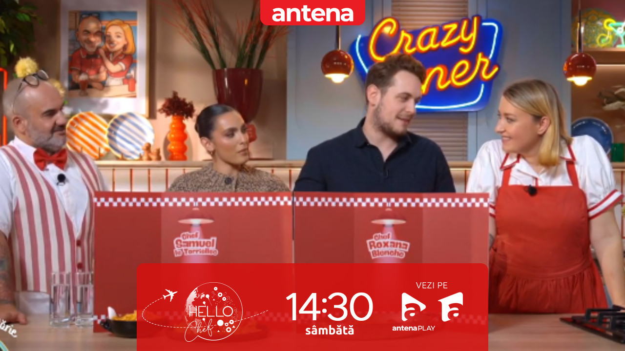 Hello Chef sezonul 12. Chef Samuel și Roxana Blenche, o nouă provocare &icirc;n bucătărie! Ce rețete au de gătit pentru frații Eram