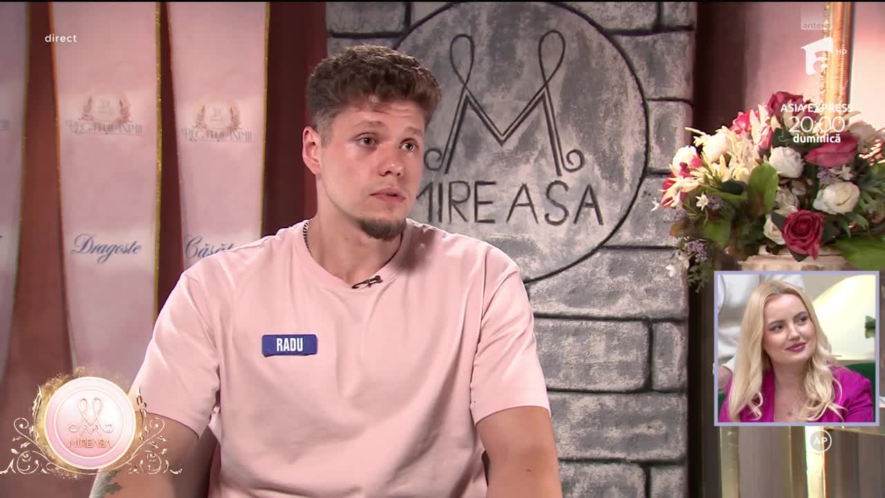 Mireasa, sezonul 14. Radu &icirc;i cere scuze Veronicăi după sărutul de la petrecere. Ce au discutat cei doi