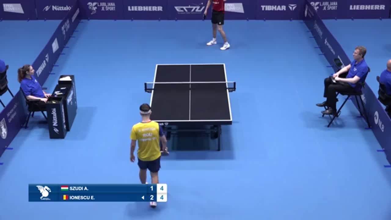 Campionatul European de Tenis de Masă de la Ljubljana 2026 | Adam Szudi vs. Eduard Ionescu