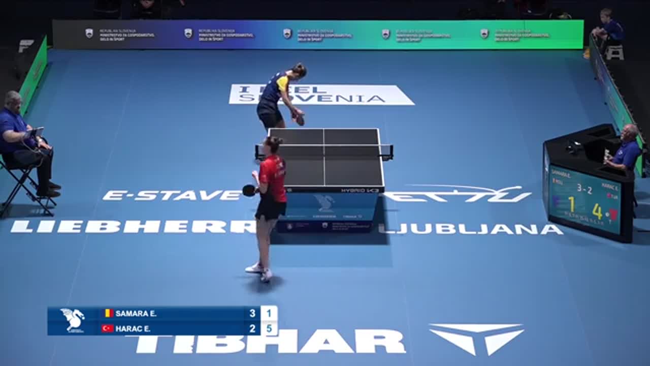 Campionatul European de Tenis de Masă de la Ljubljana 2026 | Elizabeta Samara vs. Ece Harac