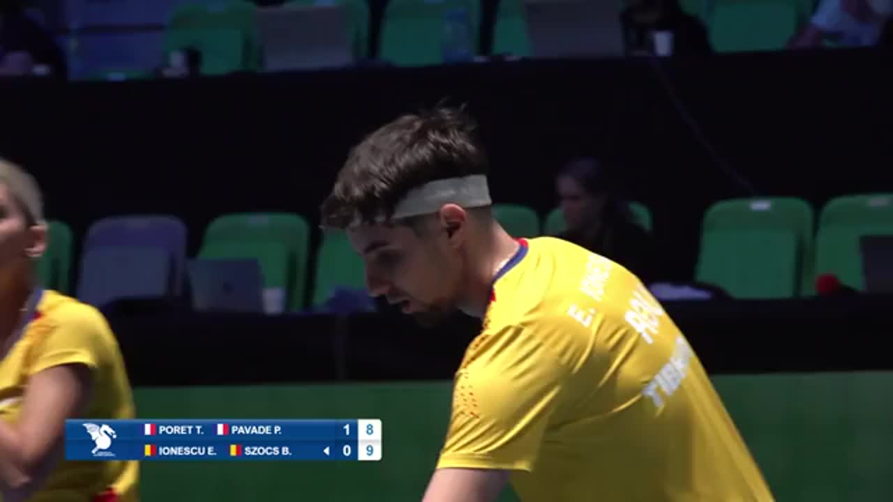 Campionatul European de Tenis de Masă de la Ljubljana 2026 | Poret/ Pavade vs. Ionescu/Szocs
