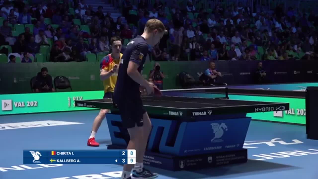 Campionatul European de Tenis de Masă de la Ljubljana 2026 | Iulian Chiriță vs. Anton Kallberg