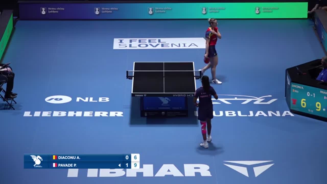 Campionatul European de Tenis de Masă de la Ljubljana 2026 | Adina Diaconu vs. Prithika Pavade