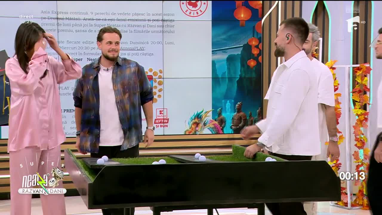 Super Neatza. O nouă provocare la &bdquo;Viză de Asia&rdquo;! Cine a ieșit &icirc;nvingător la golf