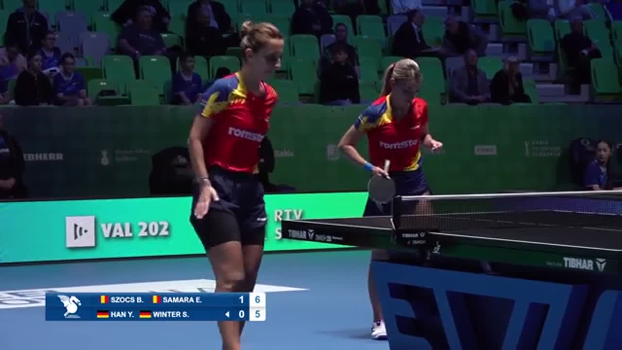 Campionatul European de Tenis de Masă de la Ljubljana 2026 | Szocs/Samara vs. Han/Winter