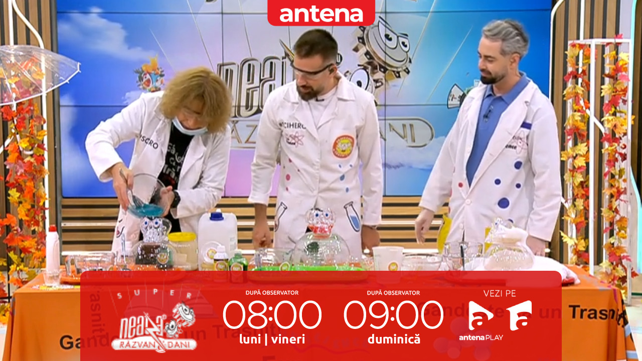 Super Neatza. Halloween cu experimente spooky! Profesorul Trăsnit le arată copiilor știința din spatele distracției