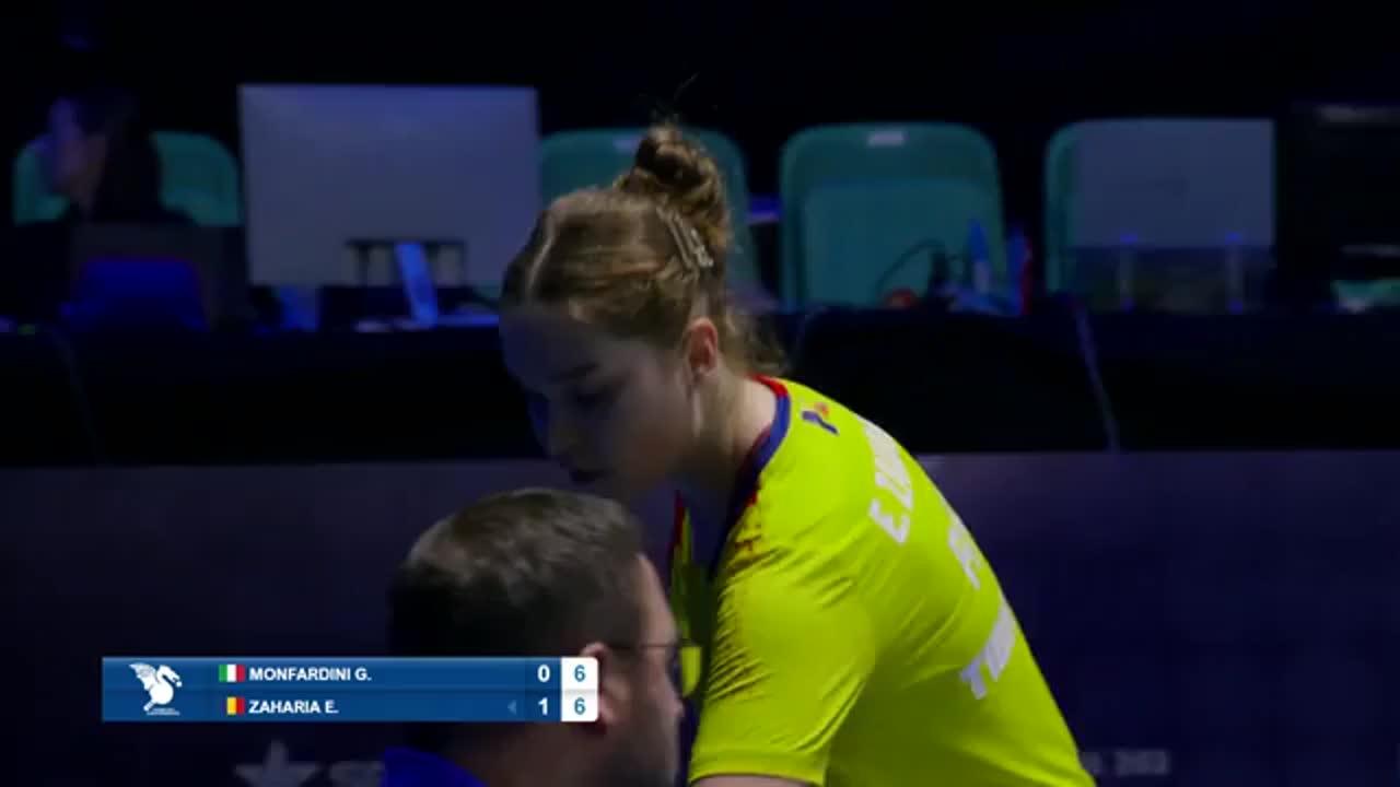 Campionatul European de Tenis de Masă de la Ljubljana 2026 | Elena Zaharia vs. Gaia Monfardini