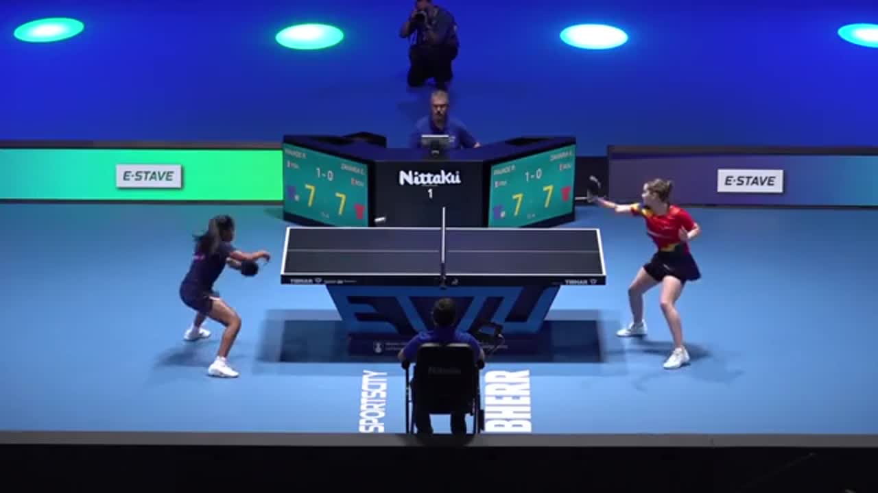 Campionatul European de Tenis de Masă de la Ljubljana 2026 | Elena Zaharia vs. Prithika Pavade