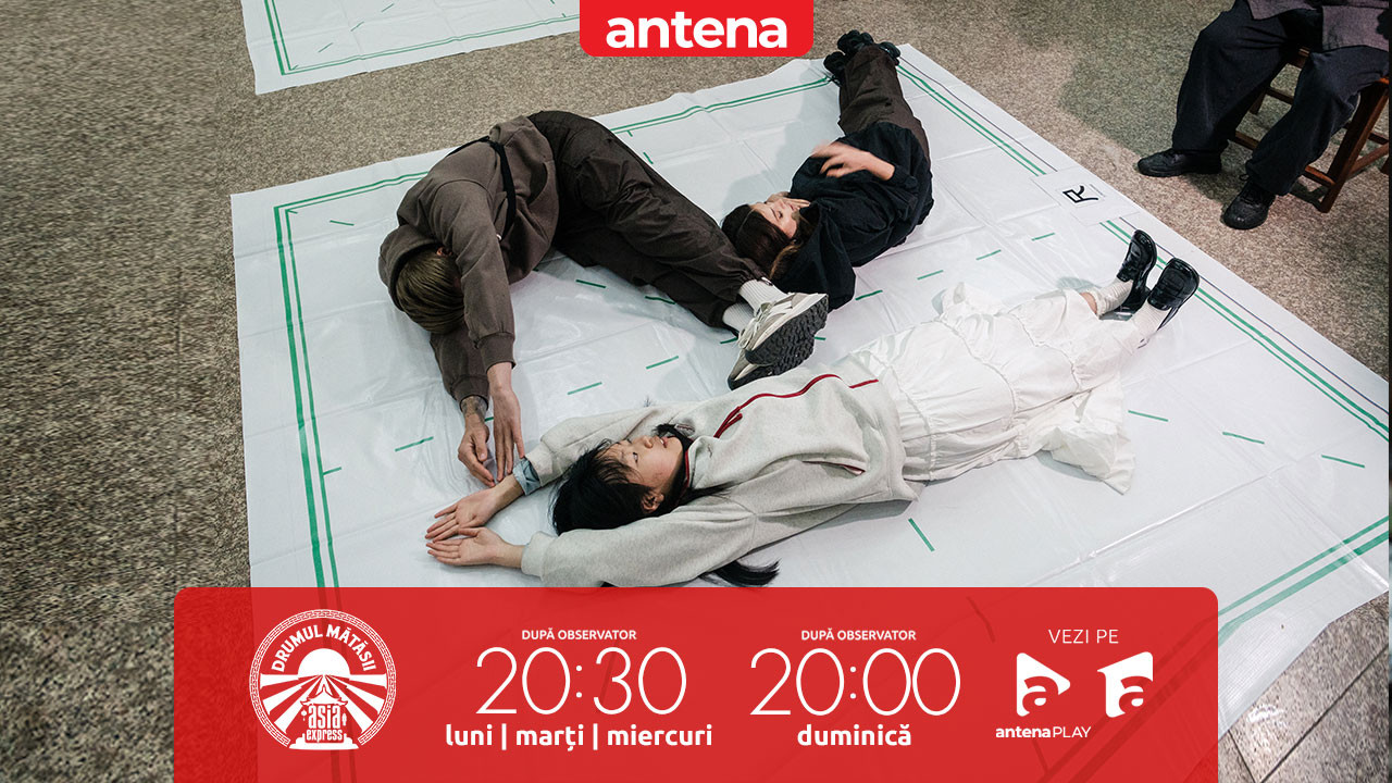 Asia Express 2026. Joc neobișnuit. Vedetele trebuie să formeze litere cu propriile corpuri!