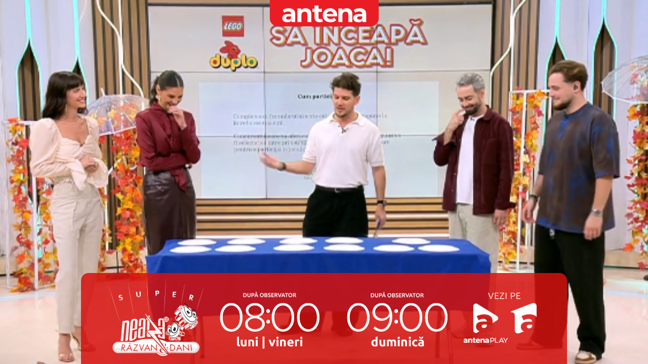 Super Neatza. Cum s-au descurcat Ramona și Claudia la jocul de memorie cu farfurii