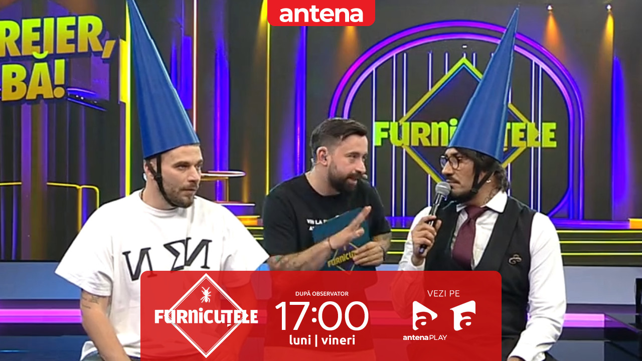 Furnicuțele 2026. Connect-R și Shift, duel de cultură generală! Cine greșește primește un balon cu apă &icirc;n cap
