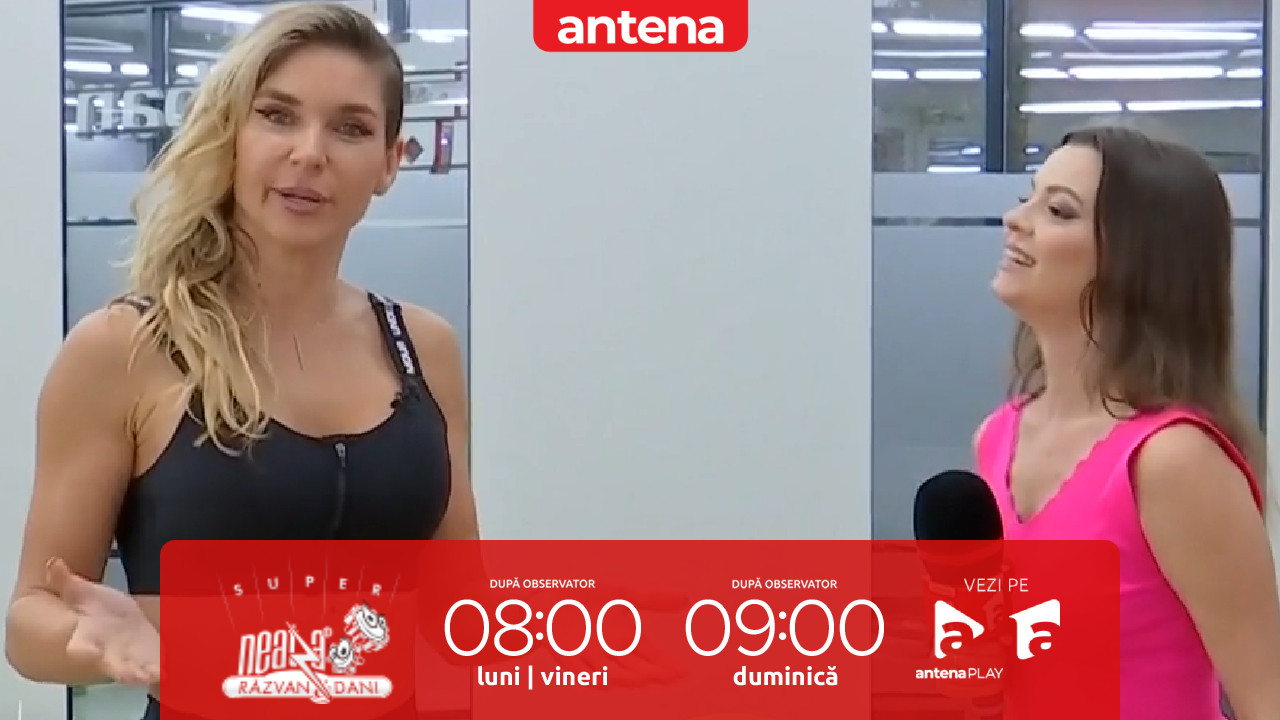 Super Neatza. 5 minute de sport cu Diana Stejereanu pentru menținerea tonusului