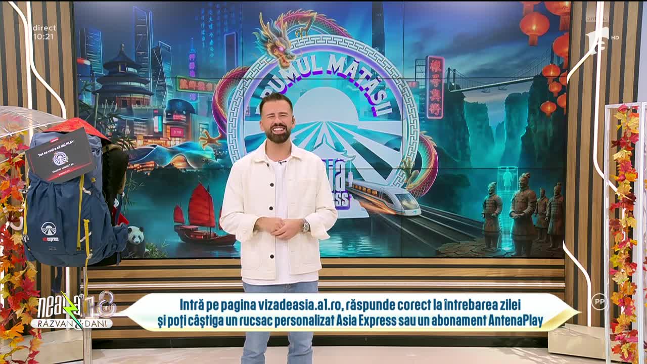 Super Neatza. Concursul Viza de Asia! Adina Moraru, &icirc;n alertă la jocul cu bile! &bdquo;Hai, că luăm bătaie!&rdquo;