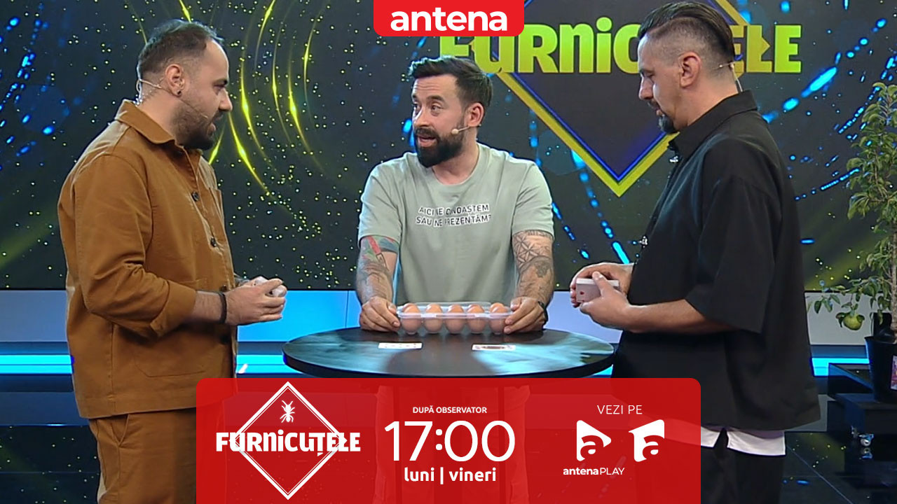 Furnicuțele 2026. Emi Popescu vs. Cosmin Natanticu. Un singur ou era crud! Cine și l-a spart de frunte?