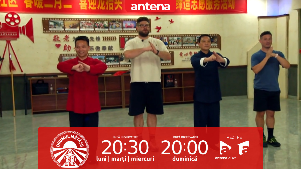 Asia Express 2026. Valerie Lungu & Alex G&icirc;lcă și Gabi Torje și Alexuc, găzduiți de un maestru kung fu! Ce au fost puși să facă
