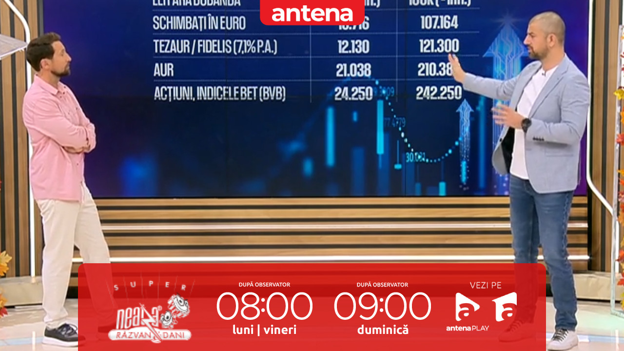 Super Neatza. Lei, euro, aur sau titluri de stat? Unde ne păstrăm economiile pentru a ne proteja banii?