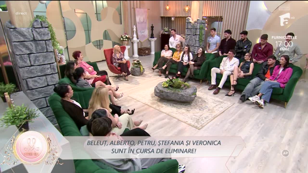 Mireasa, sezonul 14.  Beleuț, Veronica și Petru, &icirc;n cursa de eliminare! Cine i-a trimis la votul publicului