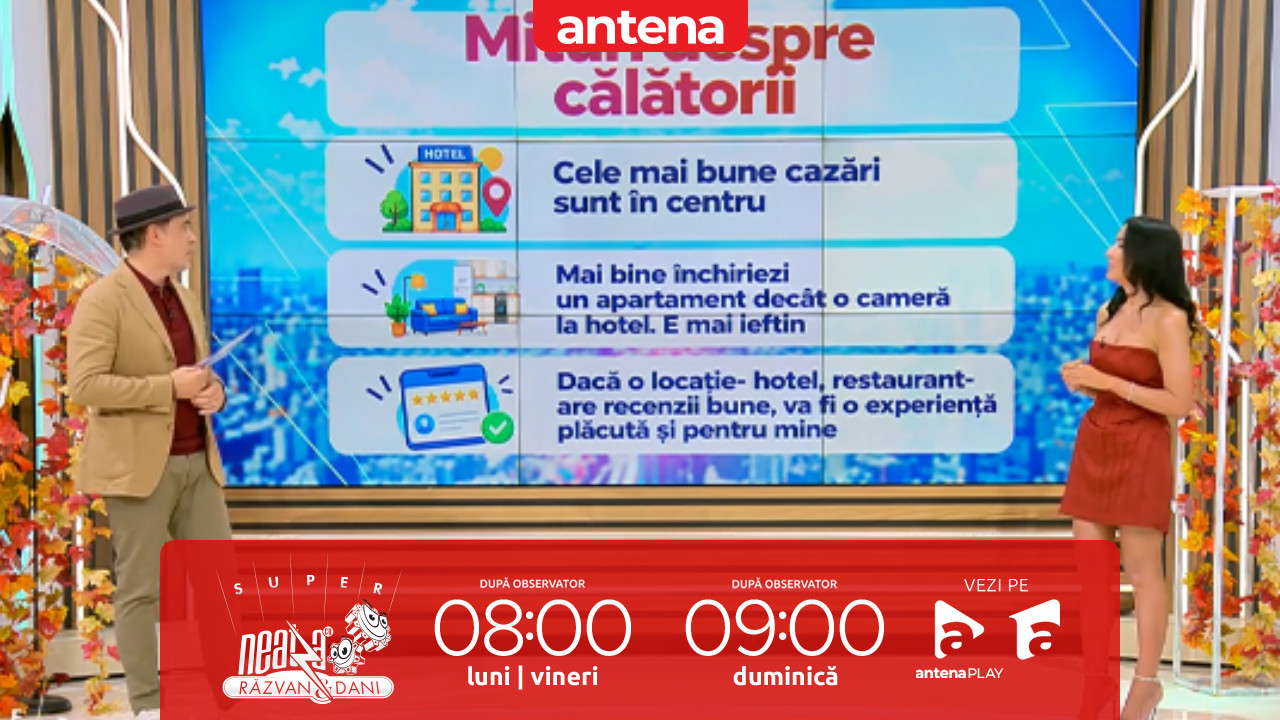 Super Neatza. Demontam miturile frecvente despre călătorii